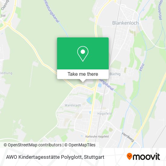 AWO Kindertagesstätte Polyglott map