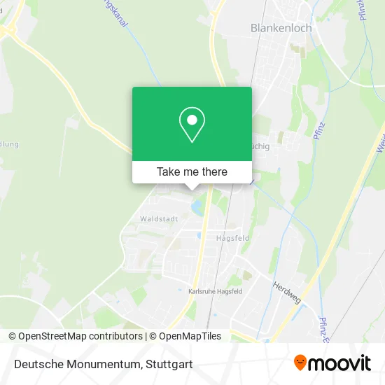 Карта Deutsche Monumentum