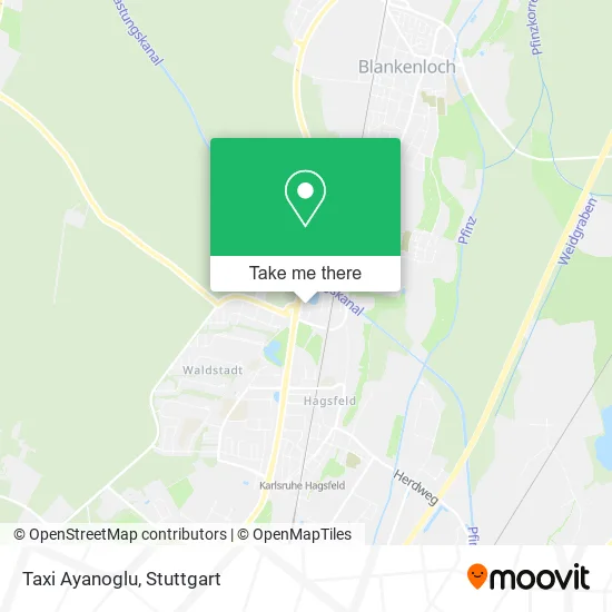 Карта Taxi Ayanoglu