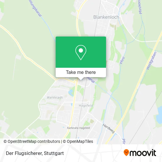 Карта Der Flugsicherer
