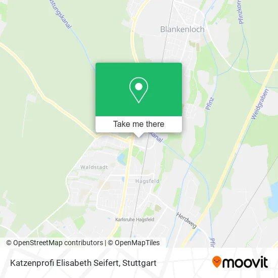 Карта Katzenprofi Elisabeth Seifert