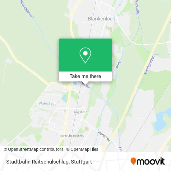 Карта Stadtbahn Reitschulschlag