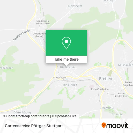 Карта Gartenservice Röttger