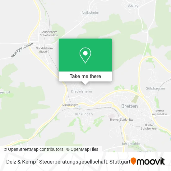 Delz & Kempf Steuerberatungsgesellschaft map