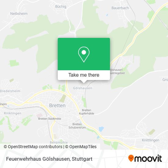 Feuerwehrhaus Gölshausen map
