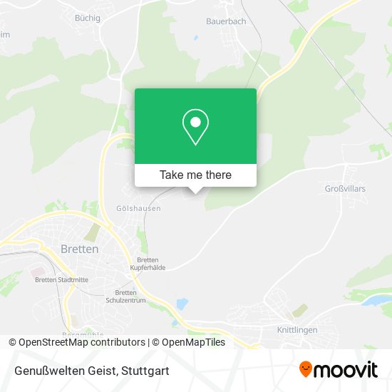 Genußwelten Geist map