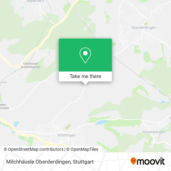Карта Milchhäusle Oberderdingen