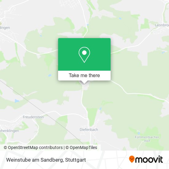Карта Weinstube am Sandberg