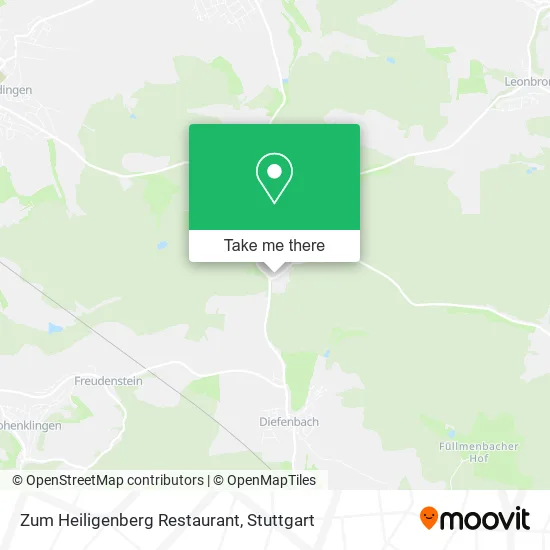 Карта Zum Heiligenberg Restaurant