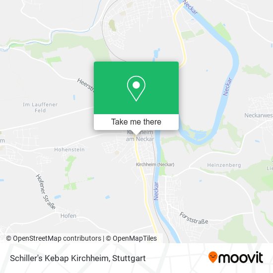 Schiller's Kebap Kirchheim map
