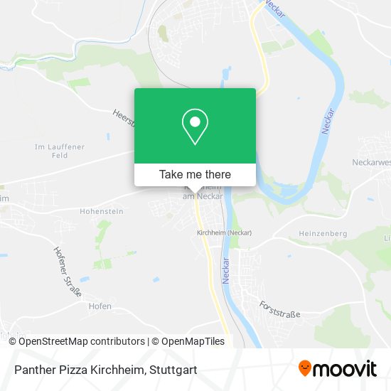 Panther Pizza Kirchheim map