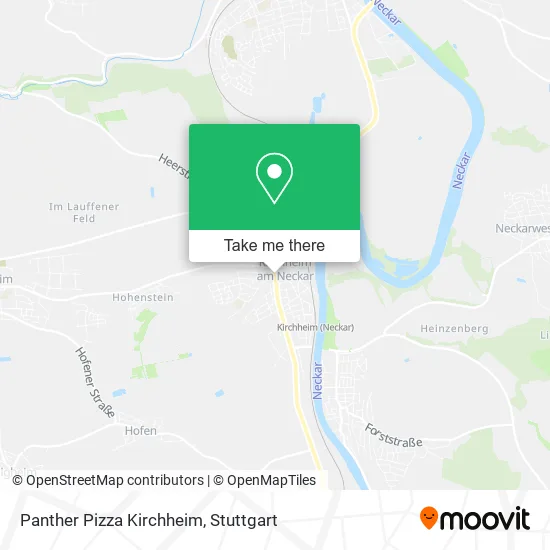 Карта Panther Pizza Kirchheim