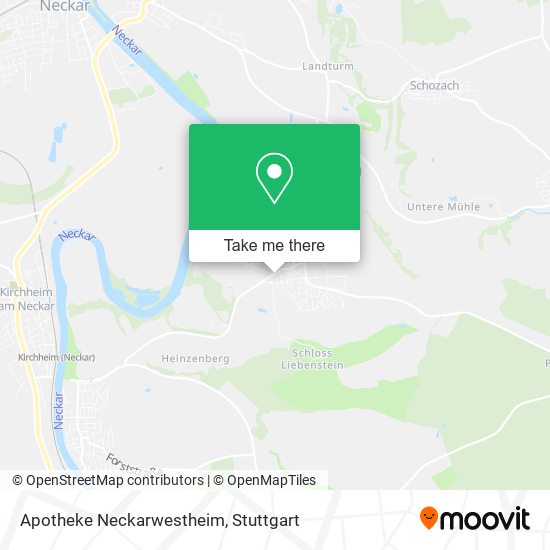 Apotheke Neckarwestheim map