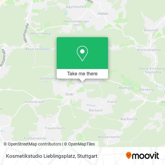 Kosmetikstudio Lieblingsplatz map