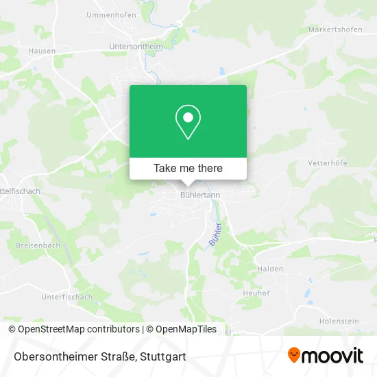 Карта Obersontheimer Straße