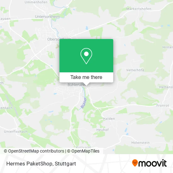 Карта Hermes PaketShop