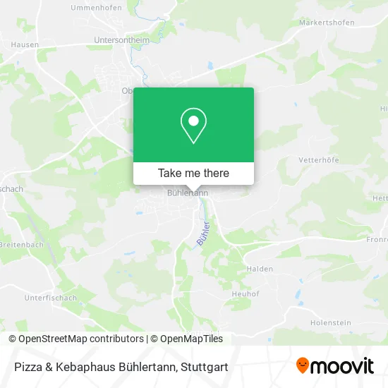 Карта Pizza & Kebaphaus Bühlertann