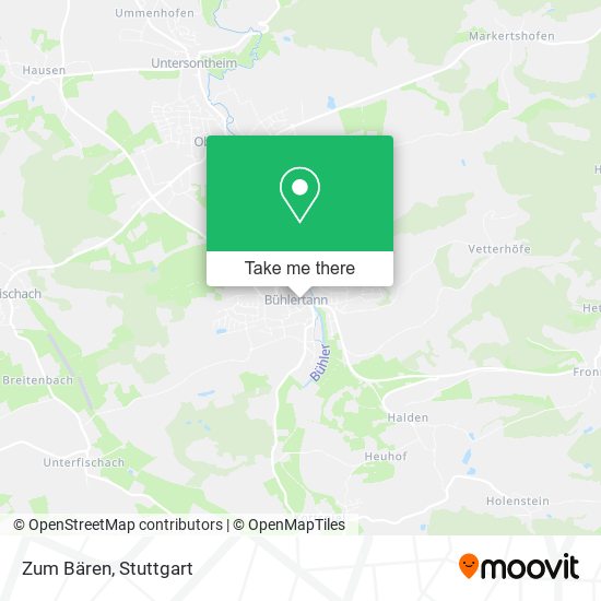 Карта Zum Bären