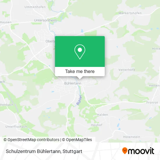 Карта Schulzentrum Bühlertann
