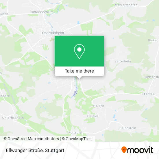 Карта Ellwanger Straße