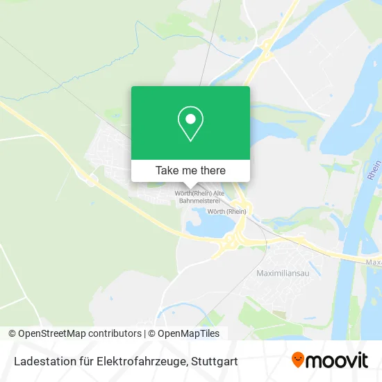 Карта Ladestation für Elektrofahrzeuge