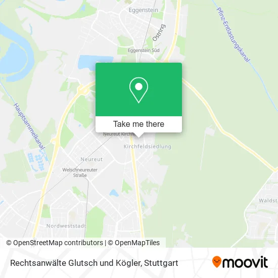 Карта Rechtsanwälte Glutsch und Kögler