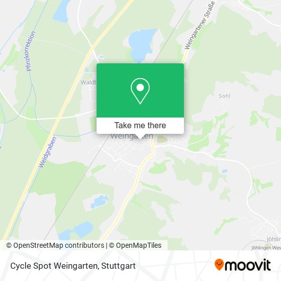 Карта Cycle Spot Weingarten