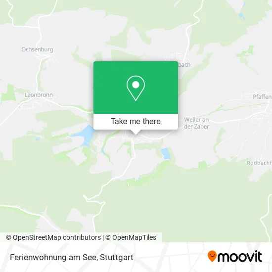 Карта Ferienwohnung am See