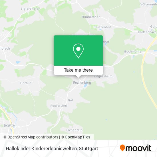 Hallokinder Kindererlebniswelten map