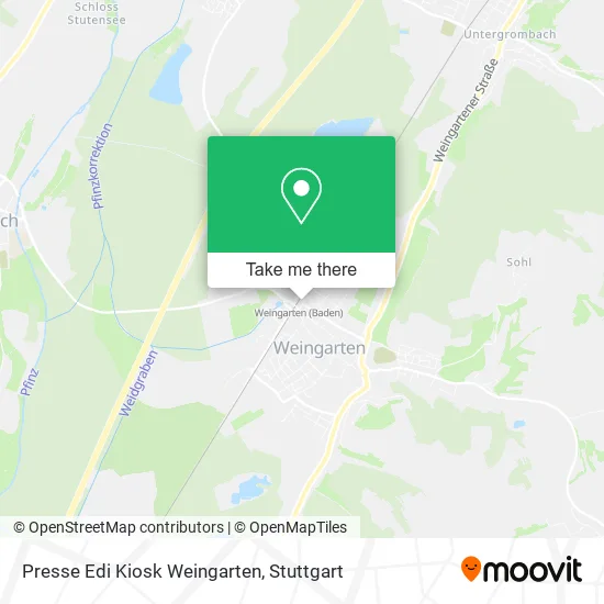 Карта Presse Edi Kiosk Weingarten