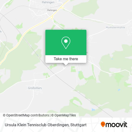 Ursula Klein Tennisclub Oberdingen map