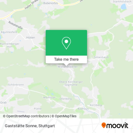 Gaststätte Sonne map