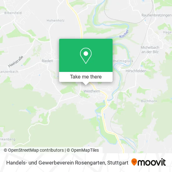 Карта Handels- und Gewerbeverein Rosengarten