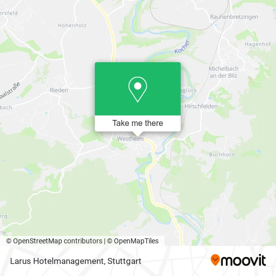 Карта Larus Hotelmanagement