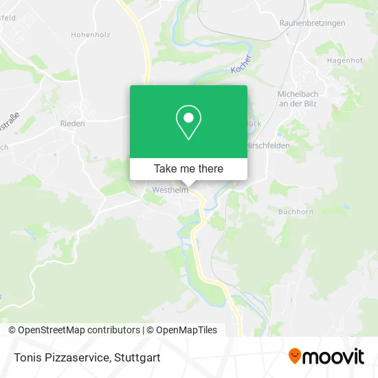 Карта Tonis Pizzaservice