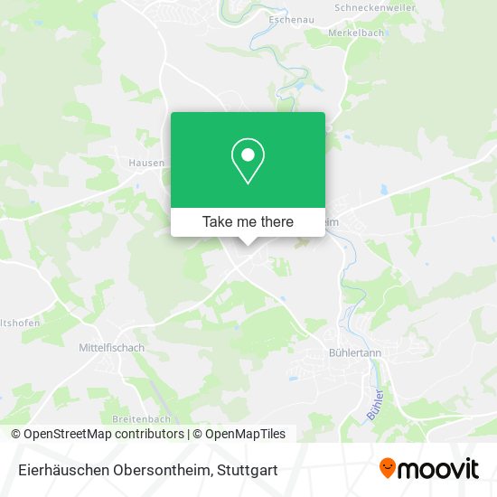 Eierhäuschen Obersontheim map