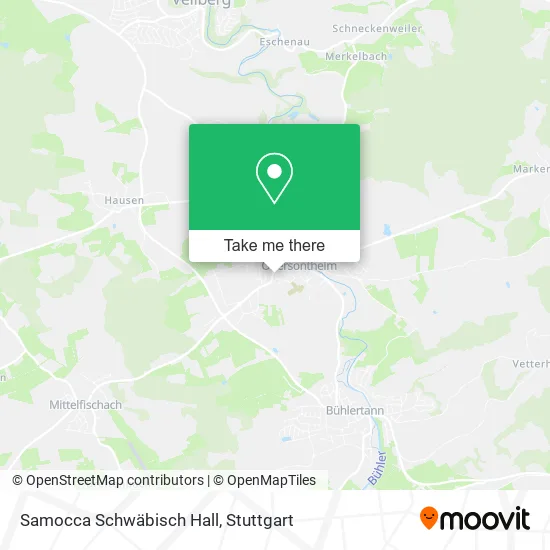 Карта Samocca Schwäbisch Hall
