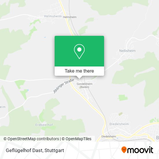 Geflügelhof Dast map