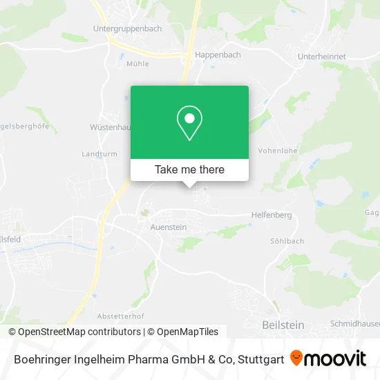 Карта Boehringer Ingelheim Pharma GmbH & Co