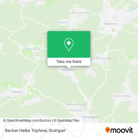Карта Becker Heike Töpferei