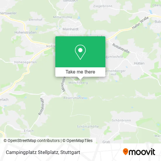 Карта Campingplatz Stellplatz
