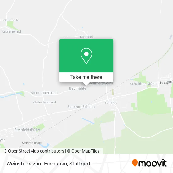 Карта Weinstube zum Fuchsbau