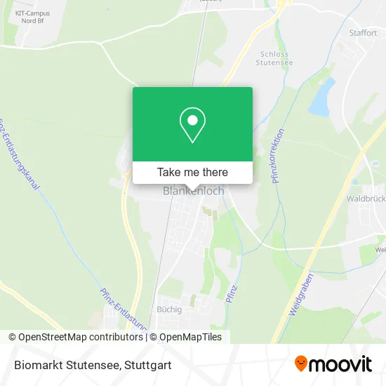 Карта Biomarkt Stutensee
