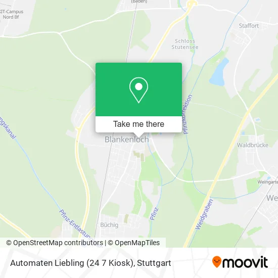 Карта Automaten Liebling (24 7 Kiosk)