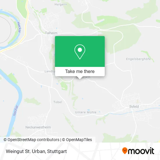 Карта Weingut St. Urban