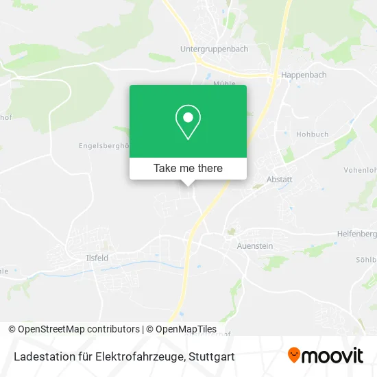 Карта Ladestation für Elektrofahrzeuge