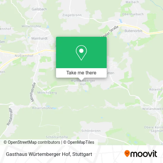 Карта Gasthaus Würtemberger Hof