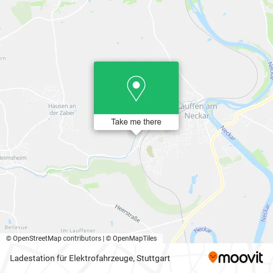 Карта Ladestation für Elektrofahrzeuge