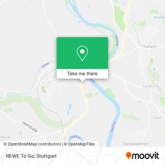 REWE To Go map