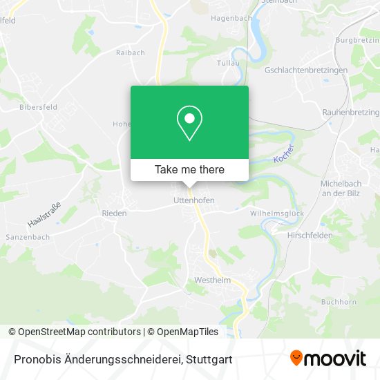 Pronobis Änderungsschneiderei map